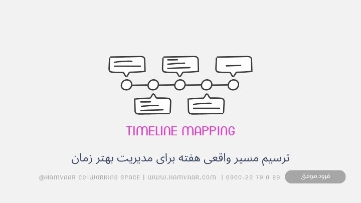 Timeline Mapping: ترسیم مسیر واقعی هفته برای مدیریت بهتر زمان